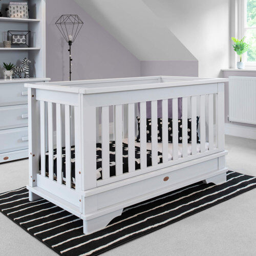 Boori Eton Cot Bed Boori Colour: Barley White 25cm H X 40cm W X 25cm D Boori Eton Cot Bed Boori Colour: Barley White 25cm H X 40cm W X 25cm D