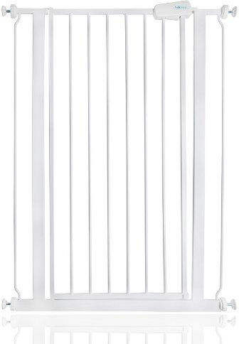Symple Stuff Tall Safety Gate Symple Stuff Colour: White, Size: 113.8cm - 121.4cm  - Size: 40 cm H x 50 cm W Symple Stuff Tall Safety Gate Symple Stuff Colour: White, Size: 113.8cm - 121.4cm  - Size: 40 cm H x 50 cm W