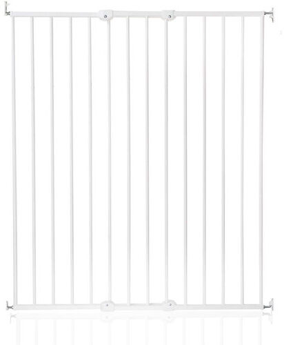Symple Stuff Tall Screw Fitted Baby Stair Safety Gate Symple Stuff Colour: White  - Size: 40cm H X 80cm W X 30cm D Symple Stuff Tall Screw Fitted Baby Stair Safety Gate Symple Stuff Colour: White  - Size: 40cm H X 80cm W X 30cm D
