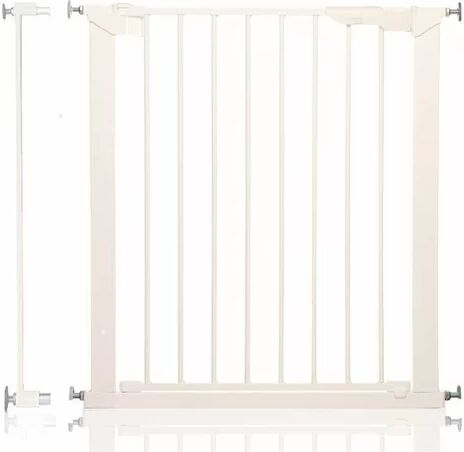 Symple Stuff No Screw Stair Safety Gate Symple Stuff Colour: Black, Size: 79.6cm - 86.5cm  - Size: 104 cm H x 95.5cm W Symple Stuff No Screw Stair Safety Gate Symple Stuff Colour: Black, Size: 79.6cm - 86.5cm  - Size: 104 cm H x 95.5cm W