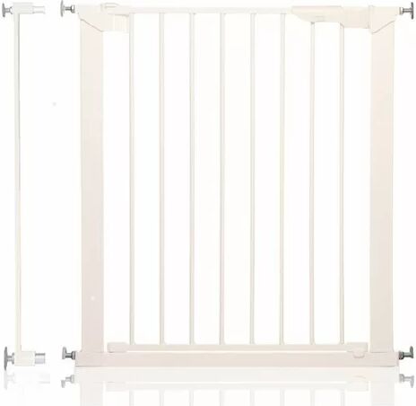 Symple Stuff No Screw Stair Safety Gate Symple Stuff Colour: Black, Size: 79.6cm - 86.5cm  - Size: 104 cm H x 95.5cm W