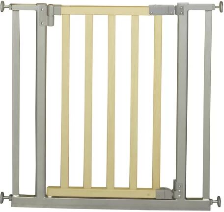 roba Child Safety Gate roba Colour: Metal and natural wood  - Size: 144cm H