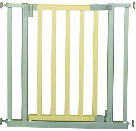 roba Child Safety Gate roba Colour: Metal and natural wood  - Size: 210cm H X 181cm W X 62cm D roba Child Safety Gate roba Colour: Metal and natural wood  - Size: 210cm H X 181cm W X 62cm D