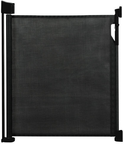 Symple Stuff Advanced Retractable Safety Gate Symple Stuff Colour: Black  - Size: 76 cm H x 61 cm W Symple Stuff Advanced Retractable Safety Gate Symple Stuff Colour: Black  - Size: 76 cm H x 61 cm W