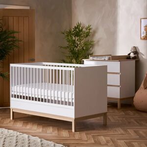 Obaby Astrid Convertible Standard 2 - Piece Nursery Furniture Set brown 76.0 W x 144.0 D cm