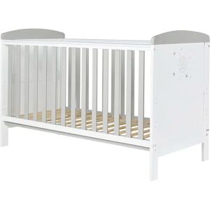 Ickle Bubba Coleby Style Cot Bed gray/white 95.0 H x 75.0 W x 144.0 D cm