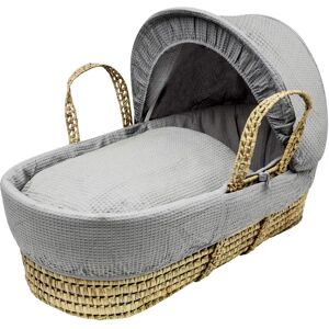 Kinder Valley Waffle Palm Moses Basket with Bedding brown 50.0 H x 47.0 W x 86.0 D cm