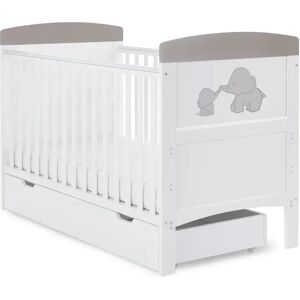 Obaby Grace Inspire Cot Bed gray 85.2 H x 78.0 W x 144.0 D cm