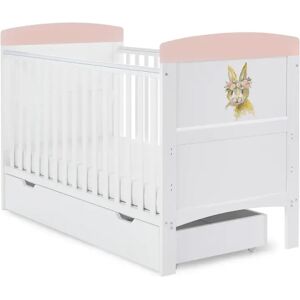 Obaby Grace Inspire Cot Bed with Under Drawer brown 85.2 H x 78.0 W x 144.0 D cm