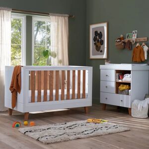 Como 2 Piece Nursery Furniture Set by Tutti Bambini gray 91.0 H x 75.0 W x 147.0 D cm