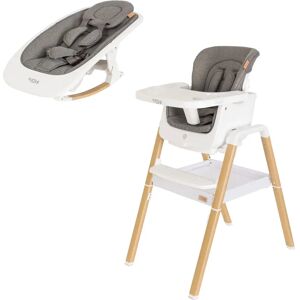 Tutti Bambini Nova Birth to 12 Years Highchair Package white/brown 98.0 H x 48.0 W x 69.0 D cm