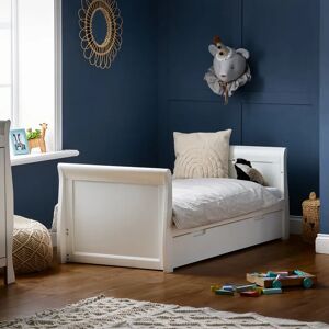 Obaby Stamford Cot Bed 3-Piece Nursery Furniture Set gray/white/blue/indigo