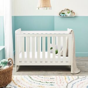 BabyMore Caro Mini Cot Bed white 84.0 H x 66.0 W x 125.0 D cm