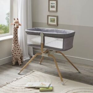 BabyMore Air Motion Gliding Crib gray 74.0 H x 91.0 W x 63.0 D cm