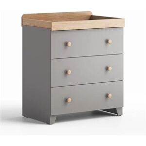 Little Acorns Classic Changing Unit gray 95.0 H x 80.0 W x 50.0 D cm