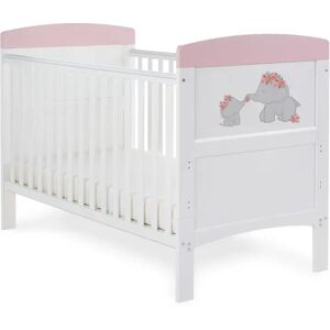 Obaby Grace Cot Bed pink 93.0 H x 78.0 W x 144.0 D cm