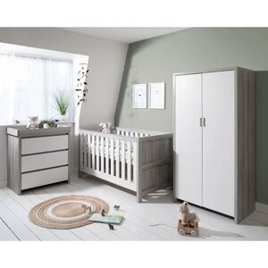 Tutti Bambini Modena Cot Bed 3-Piece Nursery Furniture Set pink/white/blue