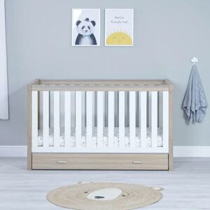 BabyMore Luno Cot Bed brown 88.0 H x 149.0 W x 76.0 D cm