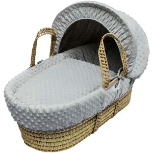 Kinder Valley Dimple Palm Moses Basket with Bedding brown 50.0 H x 47.0 W x 86.0 D cm