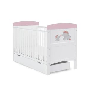 Obaby Grace Inspire Cot Bed pink 85.2 H x 78.0 W x 144.0 D cm