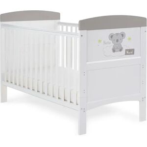 Obaby Grace Inspire Cot Bed with Mattress brown 93.0 H x 78.0 W x 144.0 D cm