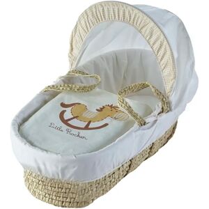 Kinder Valley Moses Basket with Bedding with Mattress brown 30.0 H x 47.0 W x 86.0 D cm