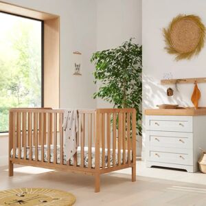 Tutti Bambini Malmo Cot Bed 2-Piece Nursery Furniture Set gray