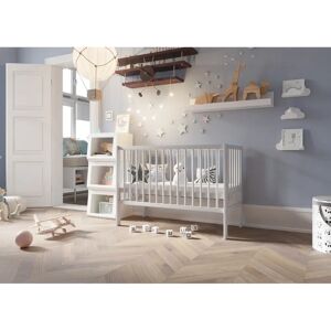 Harriet Bee Ely Baby Rocking Cradle white 100.0 H x 60.0 W x 120.0 D cm