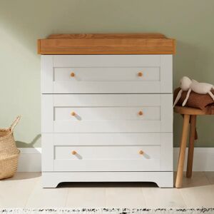 Tutti Bambini Rio Chest Changer Dove Grey/Oak 88cm H X 78.6cm W X 50cm D Tutti Bambini Rio Chest Changer Dove Grey/Oak 88cm H X 78.6cm W X 50cm D