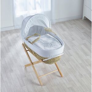 Kinder Valley Palm Moses Basket with Stand Brown;White 30cm H X 47cm W X 72cm L Kinder Valley Palm Moses Basket with Stand Brown;White 30cm H X 47cm W X 72cm L