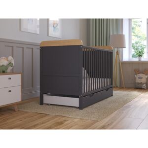 Harriet Bee Thorgund Cot Bed Anthracite/Pine Standard Harriet Bee Thorgund Cot Bed Anthracite/Pine Standard
