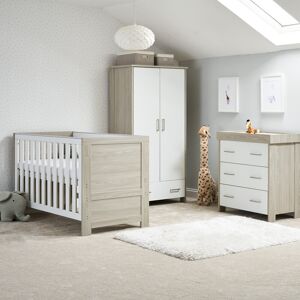 Obaby Nika Cotbed, Double Wardrobe & Changing Dresser Set - Nursery Set Obaby Nika Cotbed, Double Wardrobe & Changing Dresser Set - Nursery Set