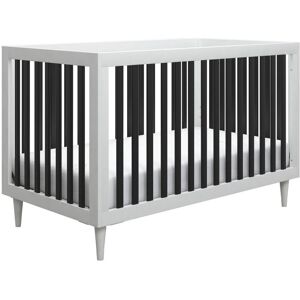 Harriet Bee Alison Cot Bed Black/White Standard Harriet Bee Alison Cot Bed Black/White Standard