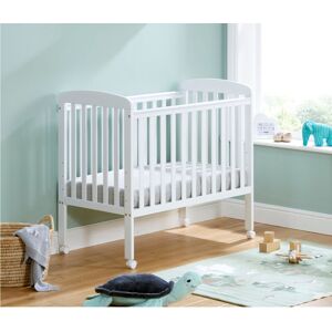 BabyMore Space Saver Cot White L 104 x D 55 x H 86 cm (without wheels);L 104 x D 55 x H 91 cm (with wheels) BabyMore Space Saver Cot White L 104 x D 55 x H 86 cm (without wheels);L 104 x D 55 x H 91 cm (with wheels)