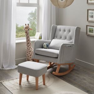 BabyMore Lux Nursing Chair with Stool Grey 34cm H X 45cm W X 31cm D BabyMore Lux Nursing Chair with Stool Grey 34cm H X 45cm W X 31cm D