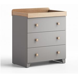Little Acorns Classic Changing Unit Grey & Oak Little Acorns Classic Changing Unit Grey & Oak