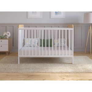 Harriet Bee Thorgunn Cot Bed White/Pine Standard Harriet Bee Thorgunn Cot Bed White/Pine Standard
