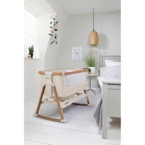 Tutti Bambini Cozee Air Rocking Bedside Crib Scandinavian Walnut/Ecru 84cm H X 56cm W X 233.68cm L Tutti Bambini Cozee Air Rocking Bedside Crib Scandinavian Walnut/Ecru 84cm H X 56cm W X 233.68cm L