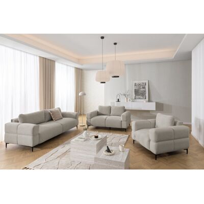 S-Style Furniture Cardea 3 Piece Standard Living Room Set Taupe 3 S-Style Furniture Cardea 3 Piece Standard Living Room Set Taupe 3