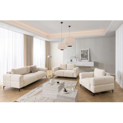 S-Style Furniture Cardea 3 Piece Standard Living Room Set Beige 3 S-Style Furniture Cardea 3 Piece Standard Living Room Set Beige 3