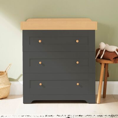 Tutti Bambini Rio Changing Unit 88cm H X 79cm W X 50cm D Tutti Bambini Rio Changing Unit 88cm H X 79cm W X 50cm D