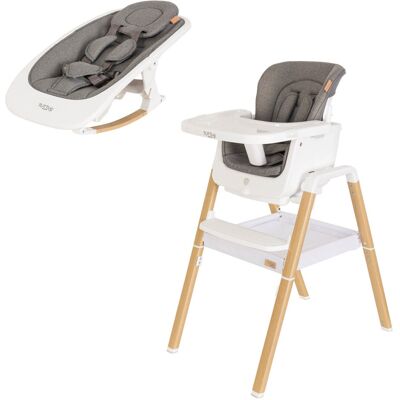 Tutti Bambini - Nova Evolutionary - Oak/White - 7 modes - Highchair Tutti Bambini - Nova Evolutionary - Oak/White - 7 modes - Highchair