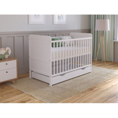 Harriet Bee Thorgund Cot Bed White Standard Harriet Bee Thorgund Cot Bed White Standard