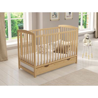 Harriet Bee Percie Cot Bed Pine Standard Harriet Bee Percie Cot Bed Pine Standard