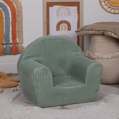 Fairmont Park Kids Foam Armchair with Removable Washable Cover Lightweight Foam Toddler Chair Ages 3-6 Reading & Playroom Furniture Green 41cm H X 50cm W X 31cm D Fairmont Park Kids Foam Armchair with Removable Washable Cover Lightweight Foam Toddler Chair Ages 3-6 Reading & Playroom Furniture Green 41cm H X 50cm W X 31cm D