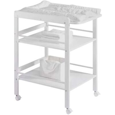 Schardt Beechwood Changing Table - 2 Shelves - Safe & Mobile - 0-3 Years Schardt Beechwood Changing Table - 2 Shelves - Safe & Mobile - 0-3 Years