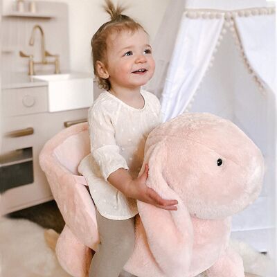 Harriet Bee Cliffo Baby Rocking Horse with Sound Seatbelt for Ages 18-36 Months Pink Pink 50cm H X 33cm W X 60cm L Harriet Bee Cliffo Baby Rocking Horse with Sound Seatbelt for Ages 18-36 Months Pink Pink 50cm H X 33cm W X 60cm L