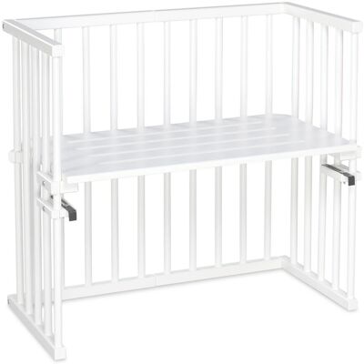 babybay midi/mini - White, ventilated, adjustable height, 40x80cm - Baby Crib babybay midi/mini - White, ventilated, adjustable height, 40x80cm - Baby Crib
