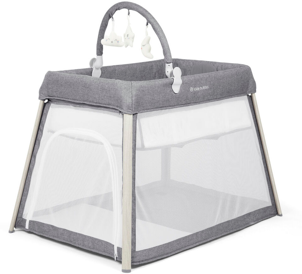 Ickle Bubba Scout 3 in 1 Travel Crib, Cot and Playpen - Ash Grey Grey Standard