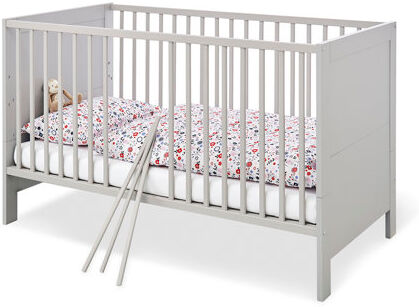 Pinolino Cot Pinolino Colour: Grey  - Size: 88cm H X 75cm W X 145cm D Pinolino Cot Pinolino Colour: Grey  - Size: 88cm H X 75cm W X 145cm D